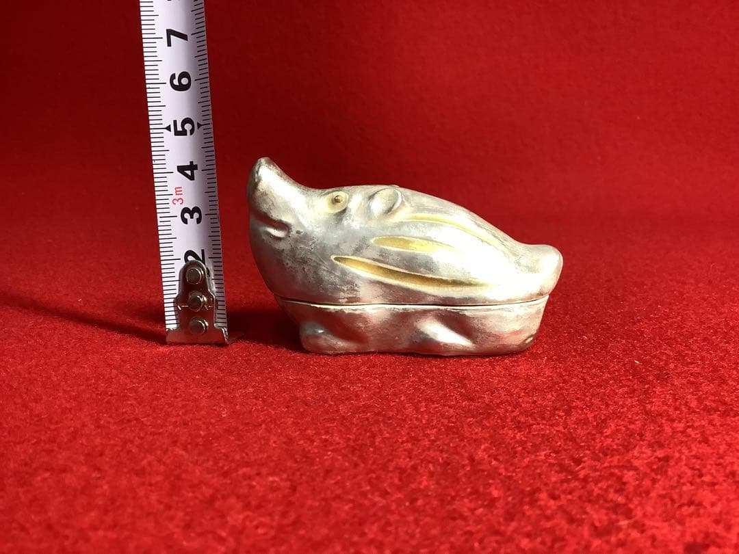 香合　干支　乙亥　琴浦窯　桐山造　翁草園【中古美品】