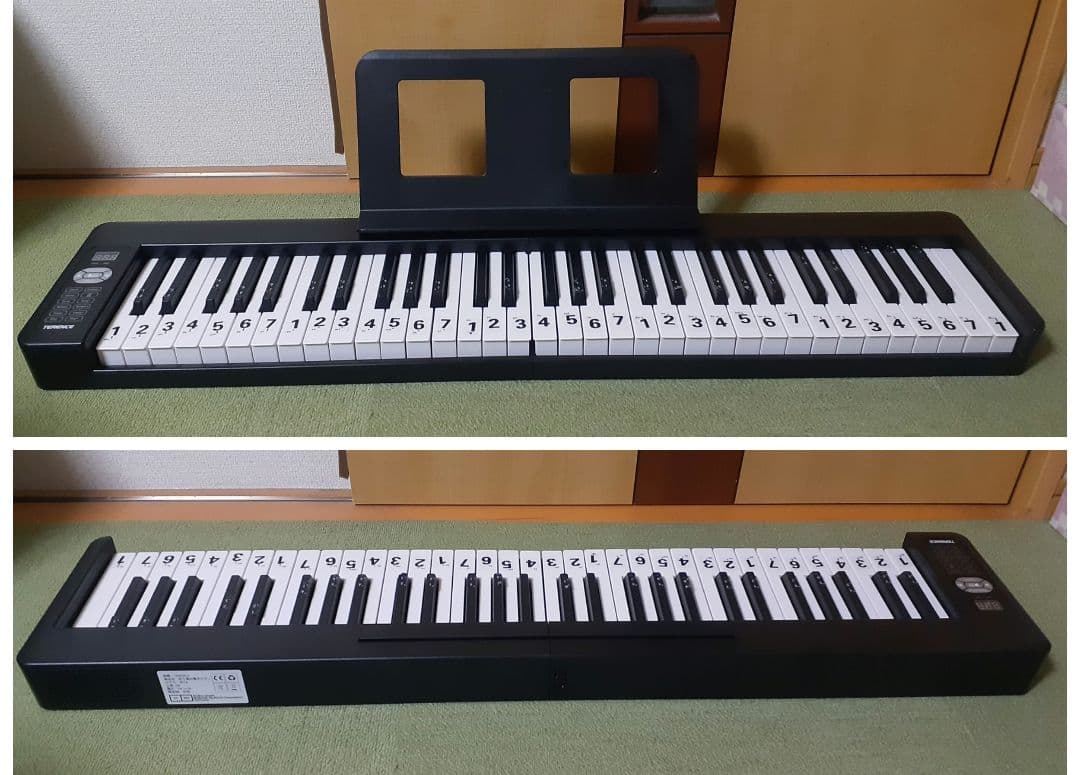 TERENCE X61A 折り畳み式電子ピアノ