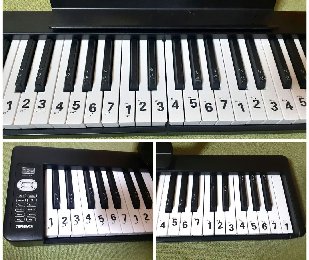 TERENCE X61A 折り畳み式電子ピアノ