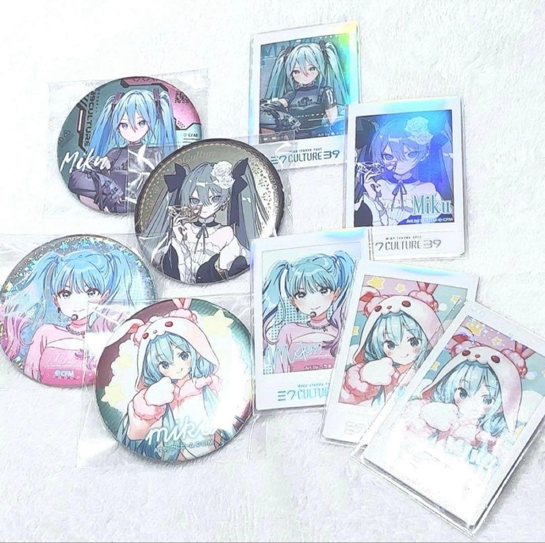 初音ミク　39culture 缶バッジ　チェキ　party cosplay 渋谷