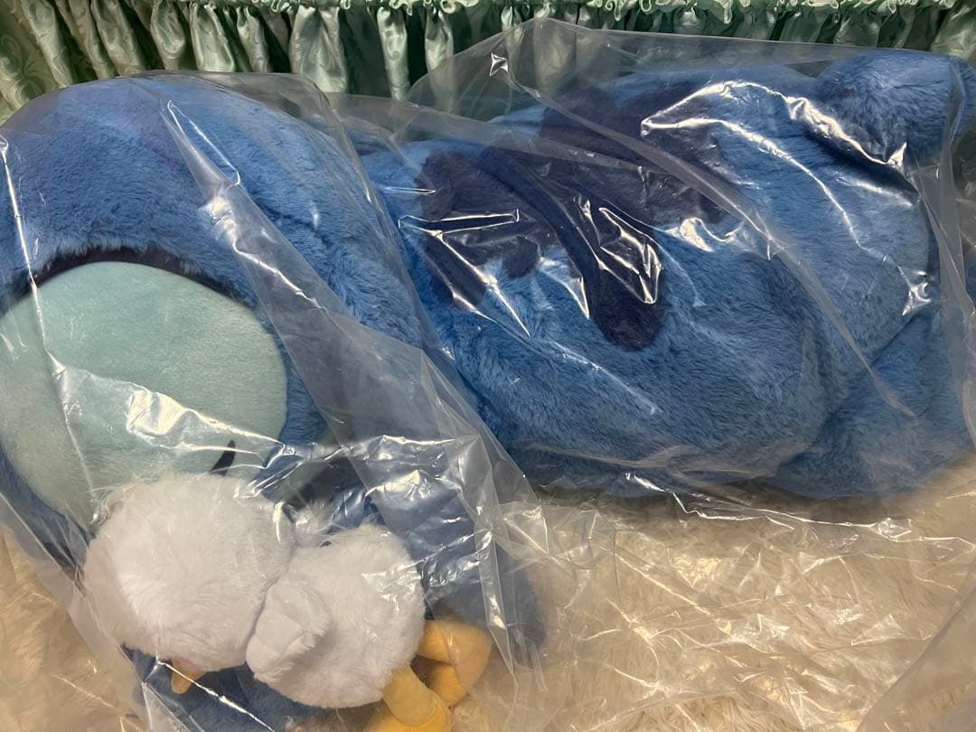 スティッチとダックのぬいぐるみ 約87cm