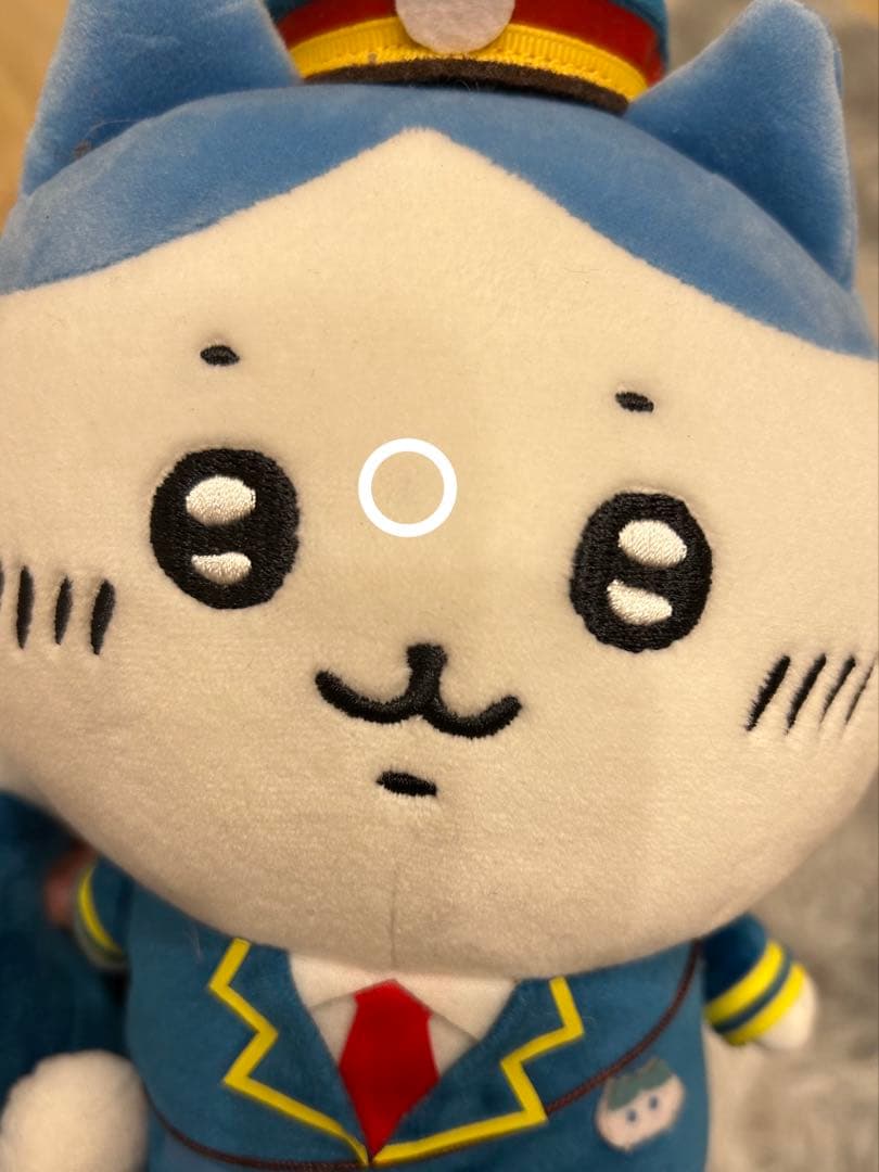 ちいかわ ハチワレ 駅員さんなぬいぐるみ タグ付き