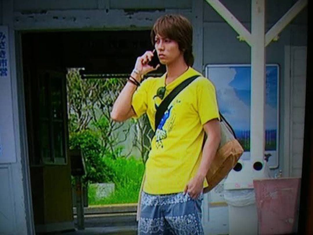 supreme サマーヌード　山下智久　着用　チアガール　イエロー　T シャツ