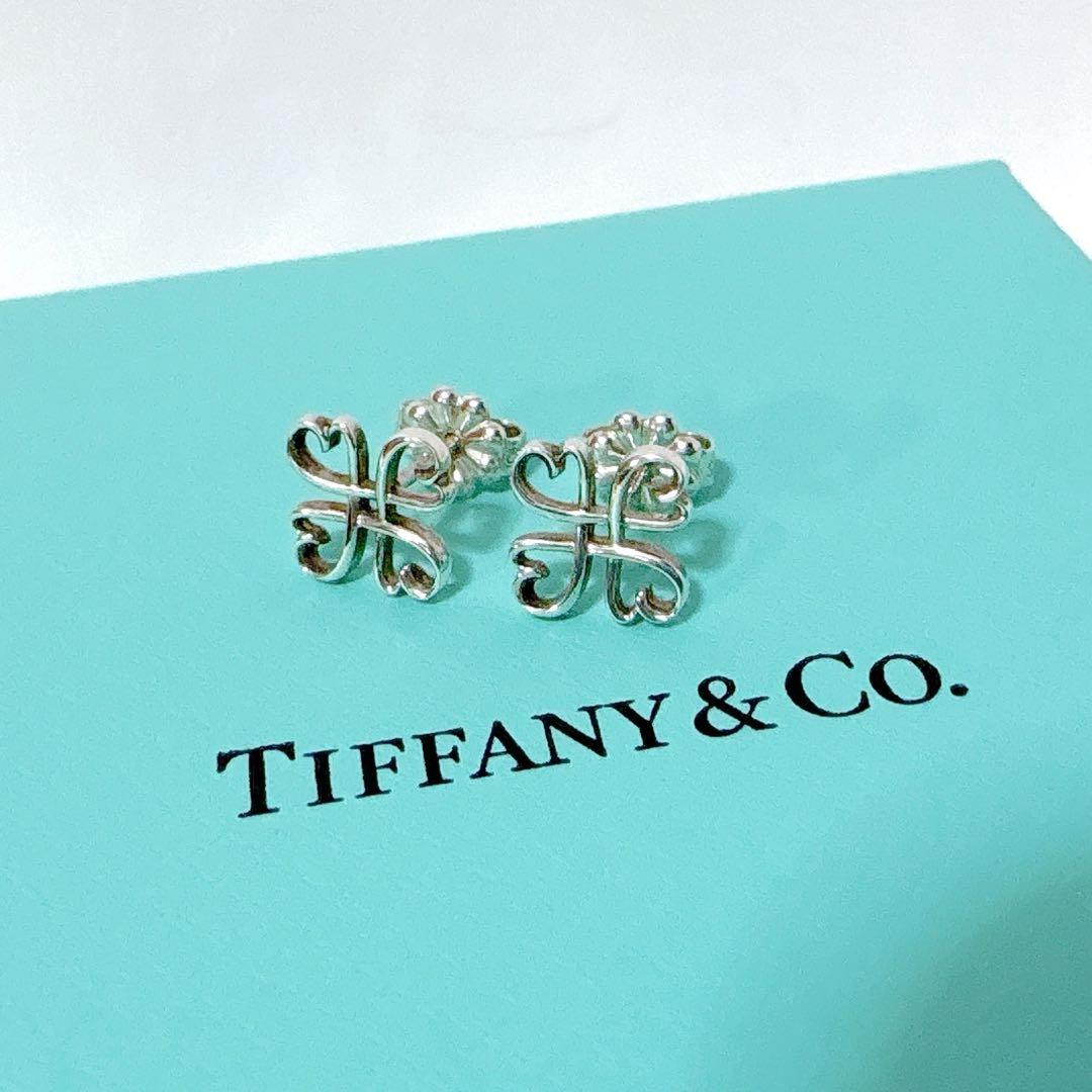 【レア✨️】ティファニー ラビングハート クローバー シルバー925 ピアス