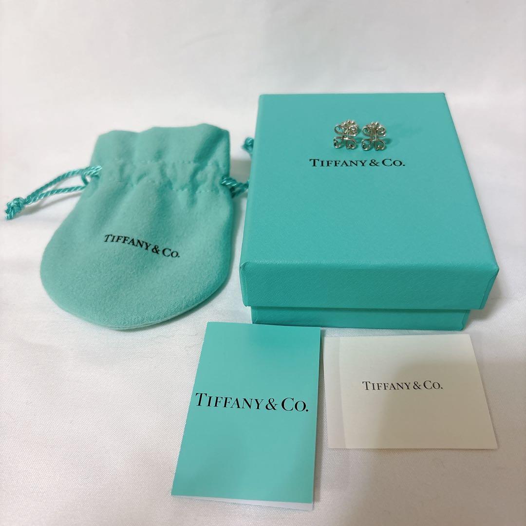 【レア✨️】ティファニー ラビングハート クローバー シルバー925 ピアス