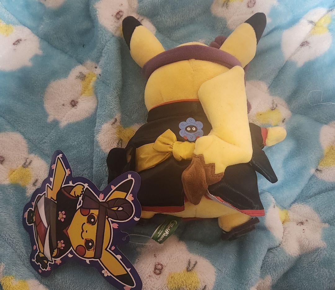 ピカチュウ 和服風 ぬいぐるみ タグ付き