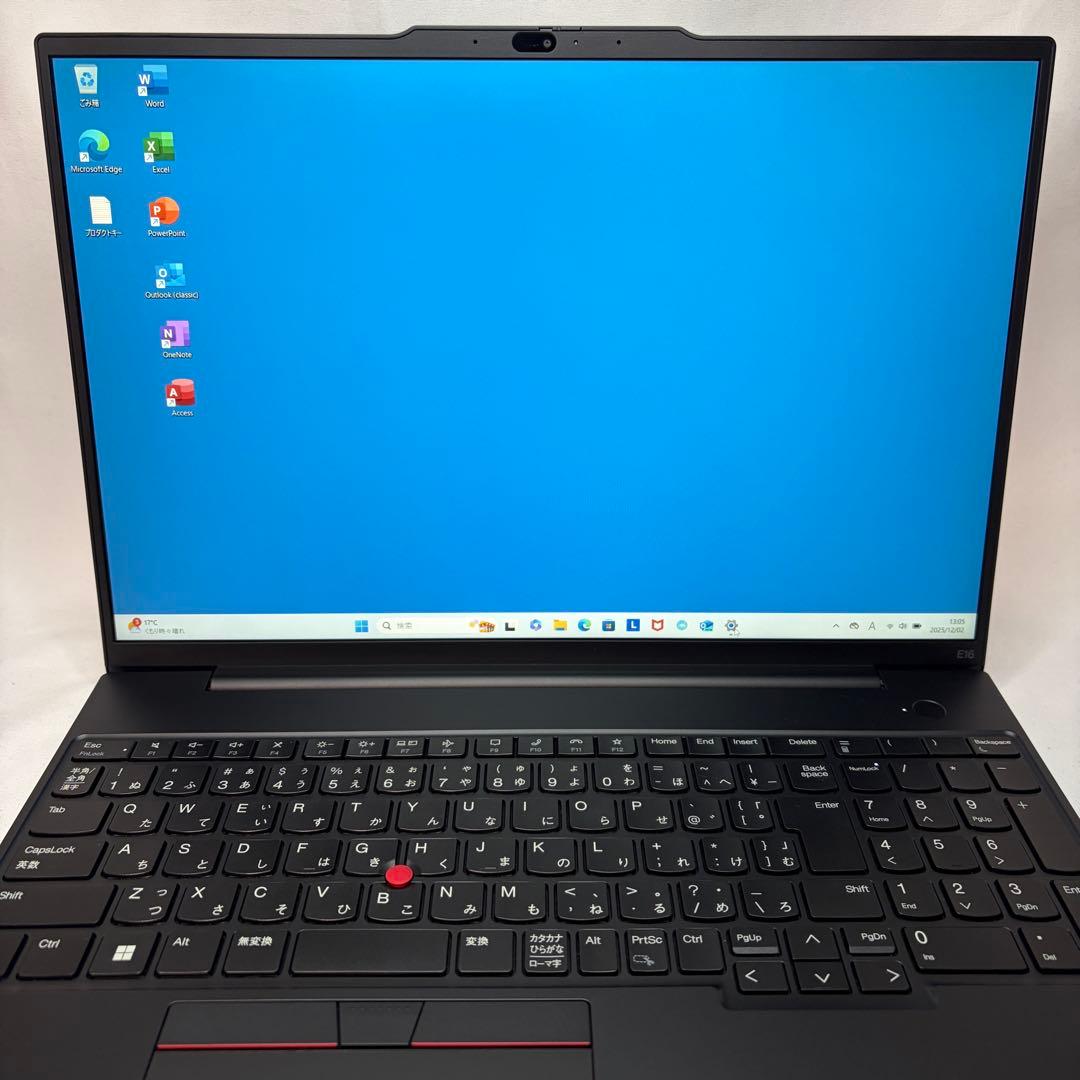 美品 ThinkPad E16 Gen1 第13世代 Hシリーズ i5 16GB