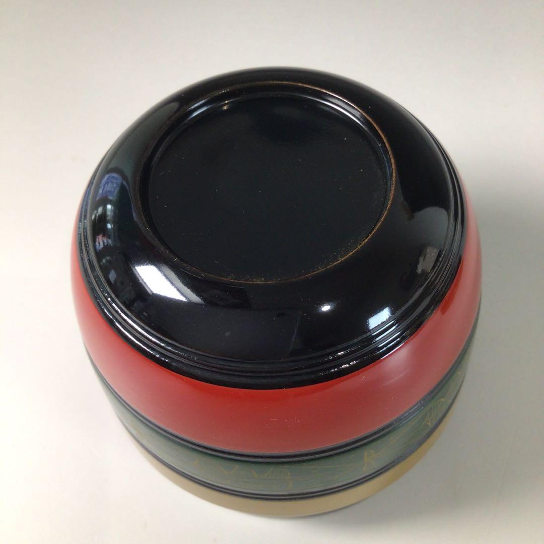 Ｒ８３４　棗　『道場宗廣作』『唐物写』『独楽棗』　共箱　茶道具