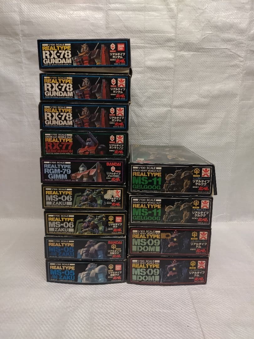 当時物バンザイマークリアルタイプ ガンダム プラモデル セット