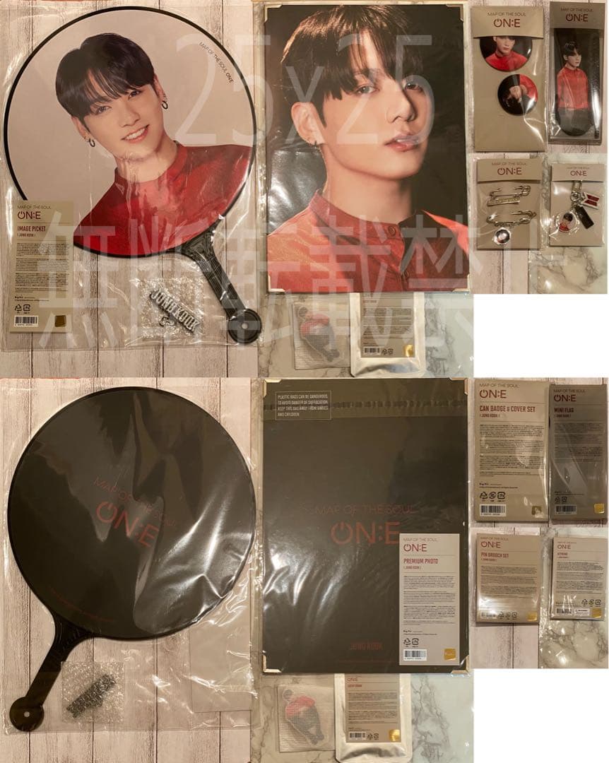 BTS ジョングク 公式 グッズ 54点 セット うちわ フラッグ プレフォト