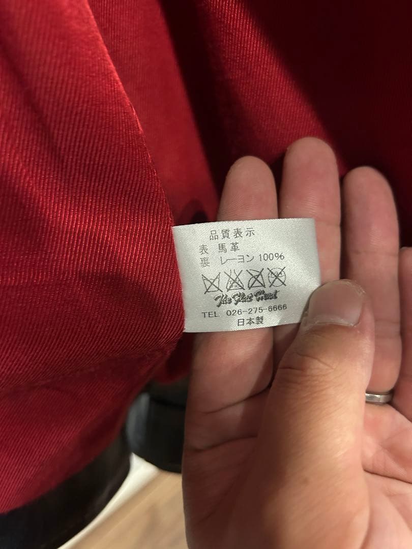 フラットヘッドヘッド　革ジャン