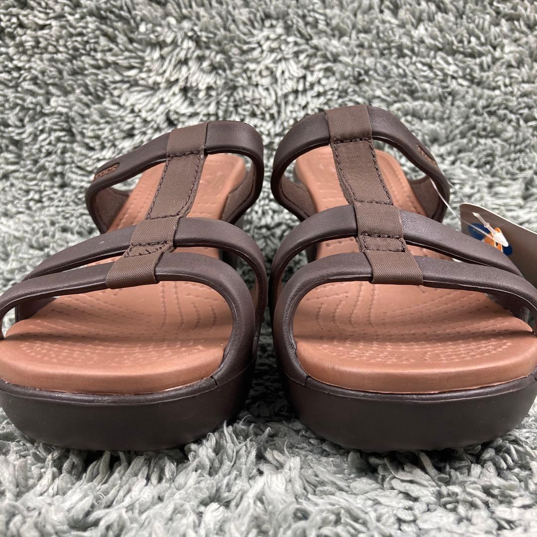 新品 CROCS クロックス　サイプラス W8 24cm ダークブラウン 廃盤