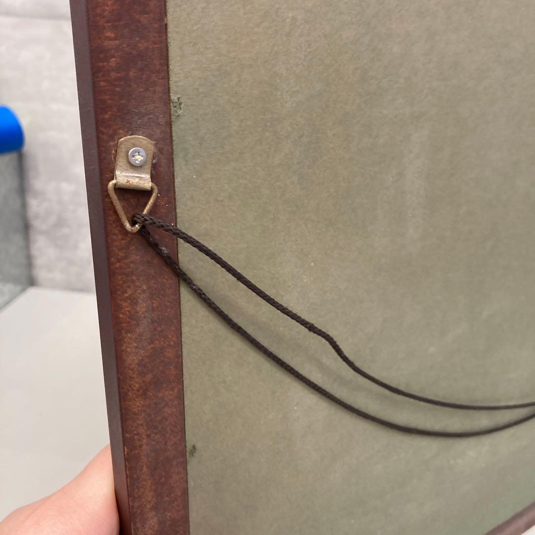 勲五等双光旭日章 受賞記念品 絵画 鶴 螺鈿アート 木製フレーム 額縁