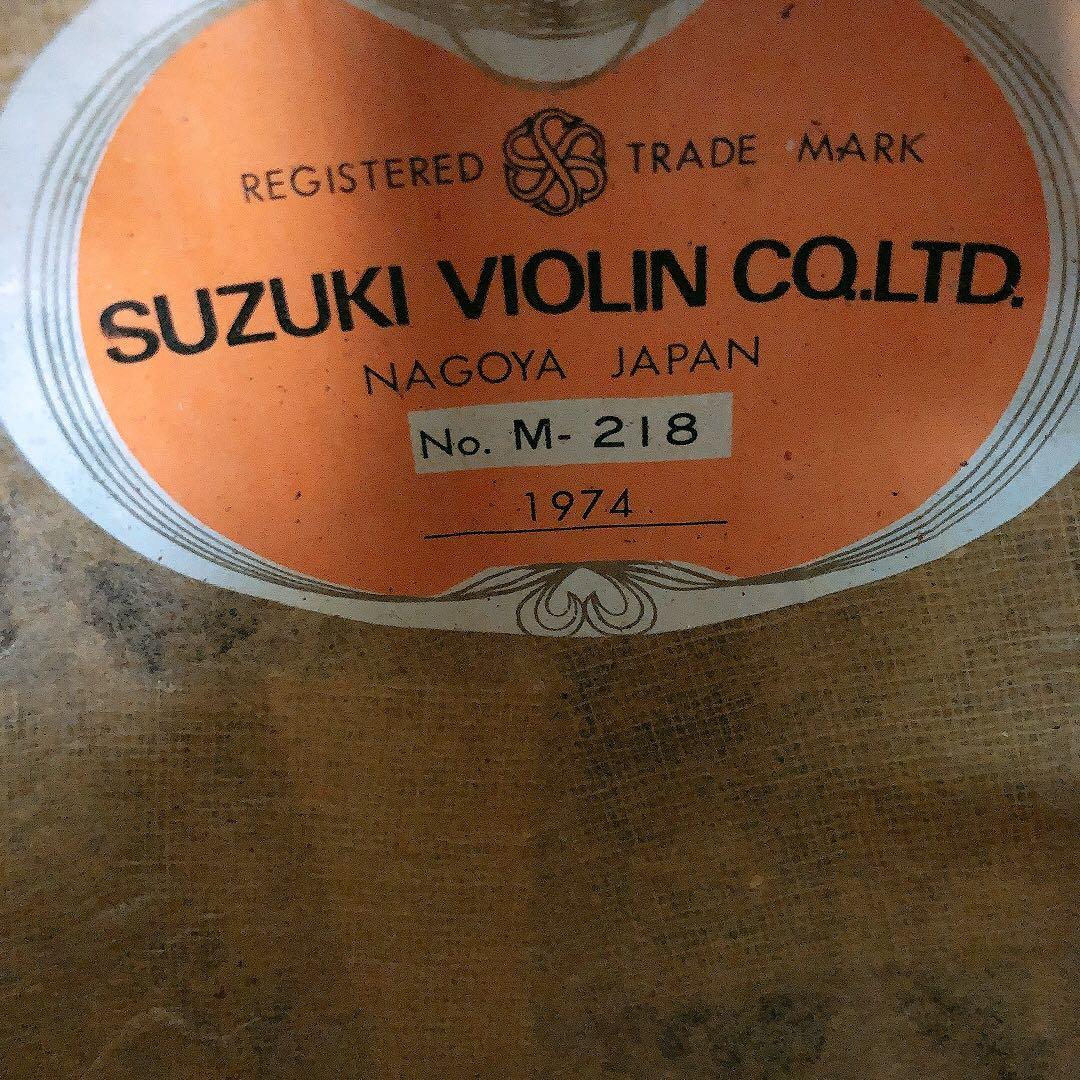 鈴木バイオリン マンドリン M-218 弦楽器 昭和レトロ 元値25,000円