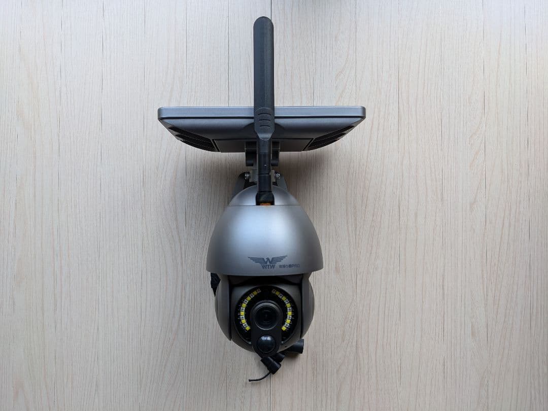 WIFI ソーラー 360度 PTZ 屋外 防犯カメラ【WTW 塚本無線】