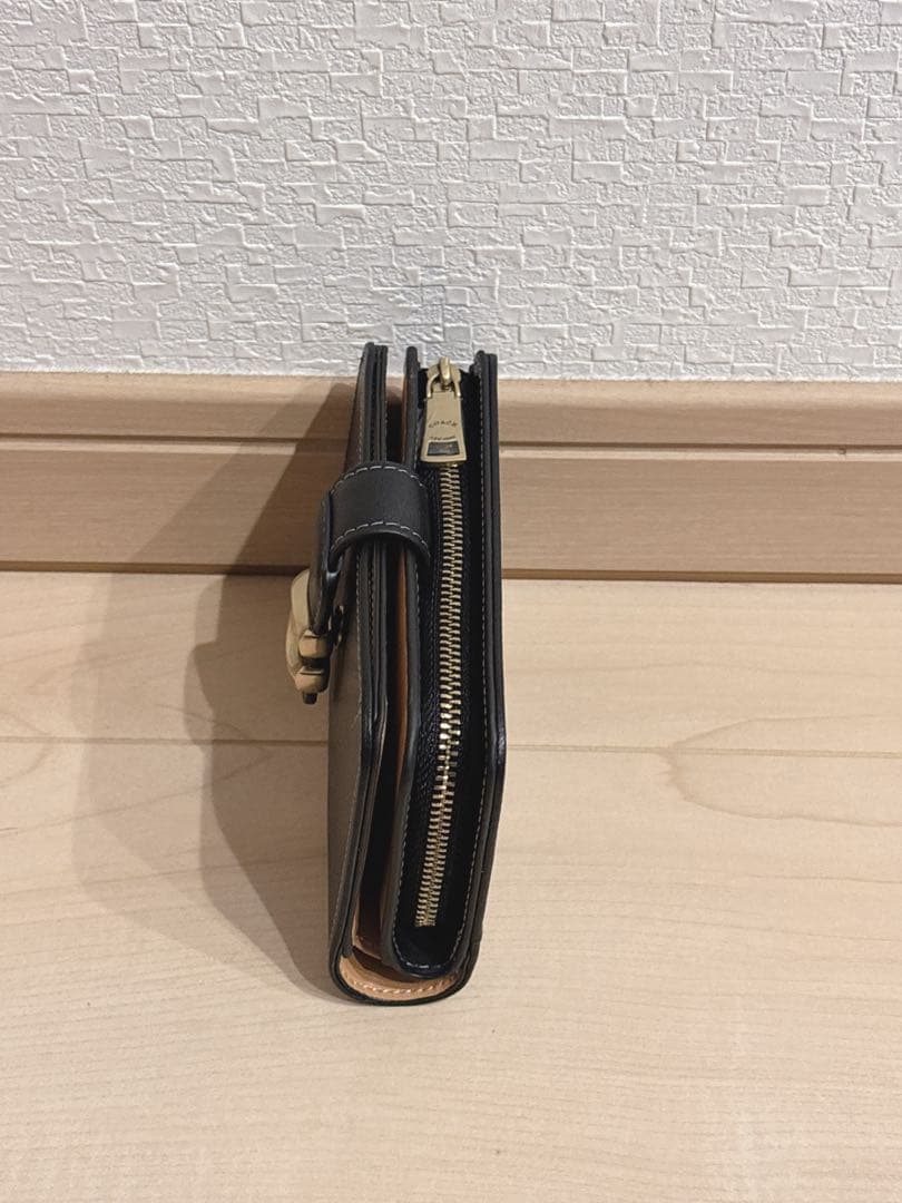 【大人気商品】COACH コーチ タビーミディアムウォレット　黒色