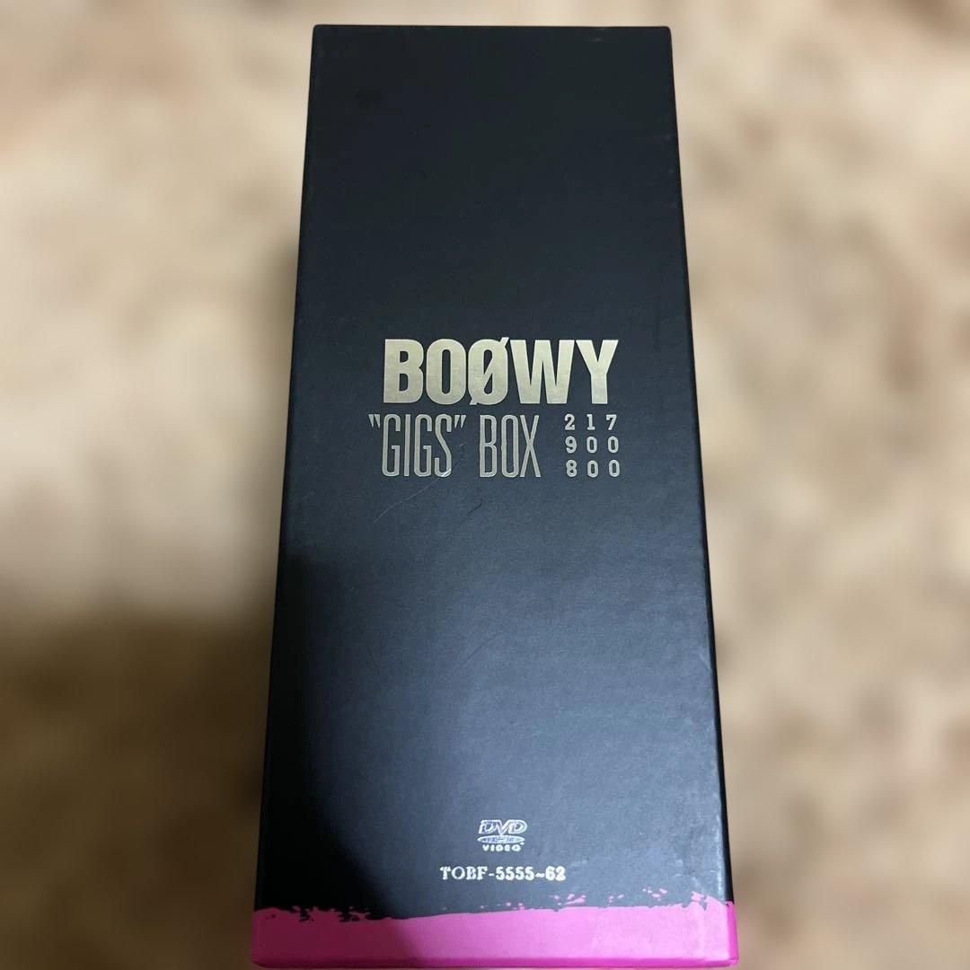 BOØWY GIGS BOX DVD 限定盤, ライブ盤, ボックスコレクション