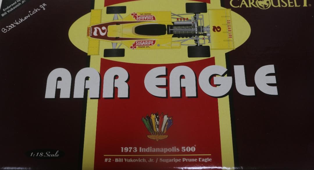 超貴重カルーセル１製　AARイーグル　1／１８　１９７３インディー５００ 中古品