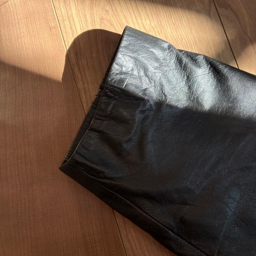 美品 Castelbajac レザーコート XL リアルレザー ベルト付 Y2K