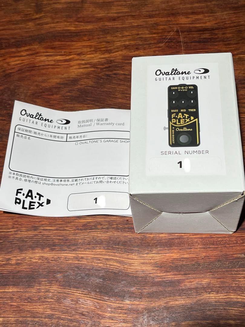 FAT PLEXI Ovaltone 【話題のドライブ　新品同様】