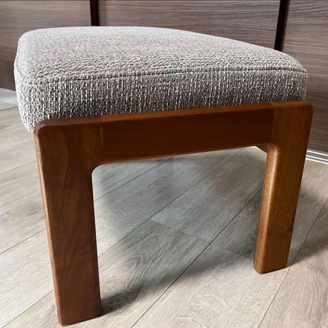 【美品】ナガノインテリア オットマン LC007-1S WN-OM-AF1002