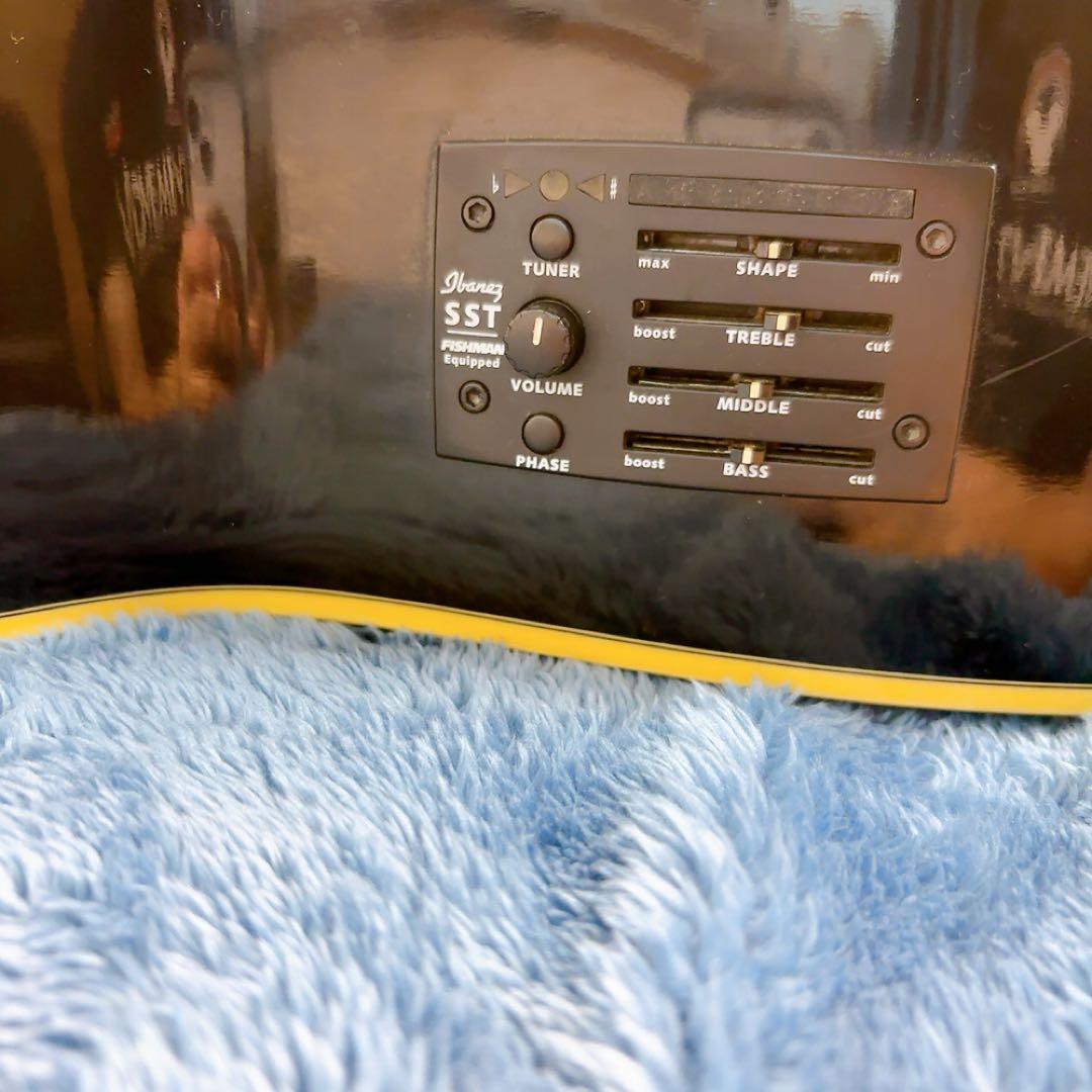 Ibanez AEL30SE-BK エレアコ ブラック フィッシュマン搭載