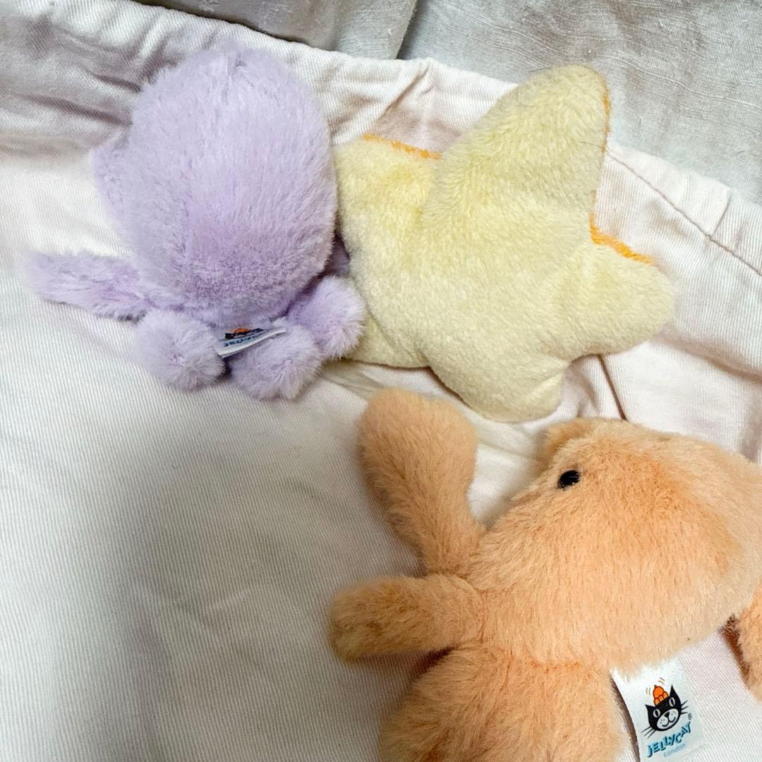 3体セット ジェリーキャット  (カニタコ)ヒトデ(別ブランド)