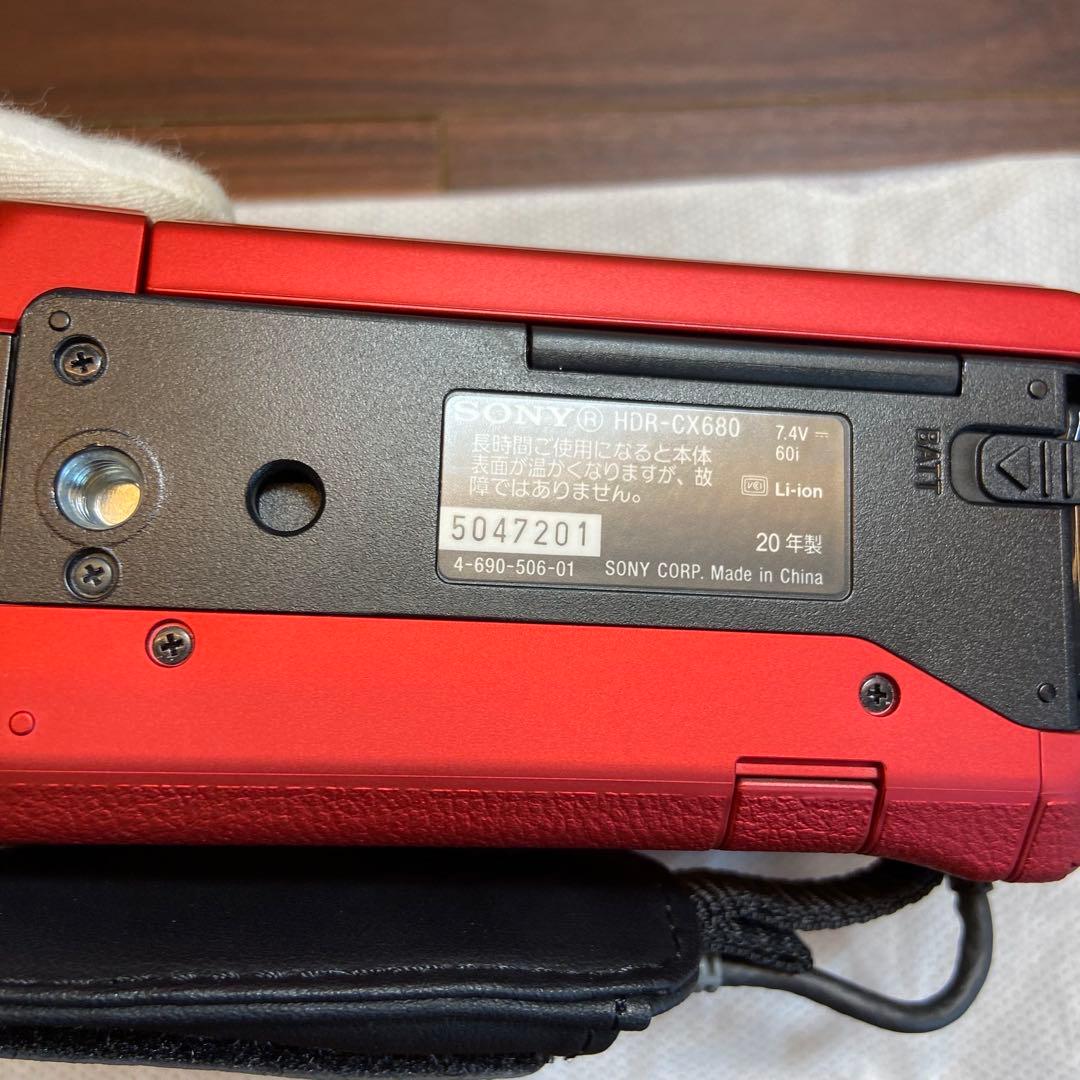 SONY HDR-CX680 ビデオカメラ ほぼ新品 4295