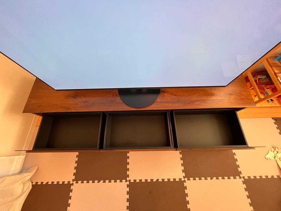 レンジⅡ　テレビボード ウォールナット　200cm 送料込み