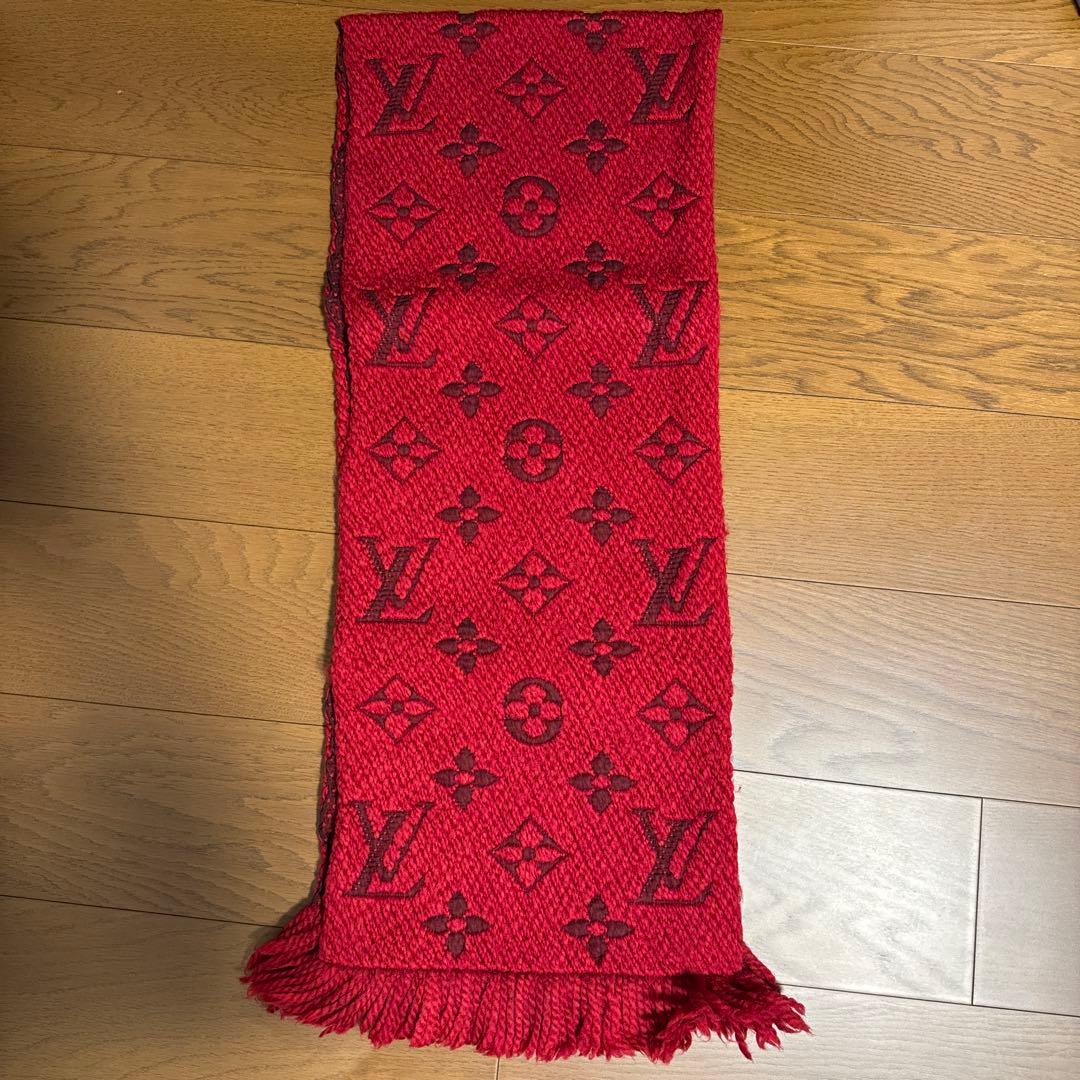 ぁ*)様 ルイヴィトン　マフラー　赤