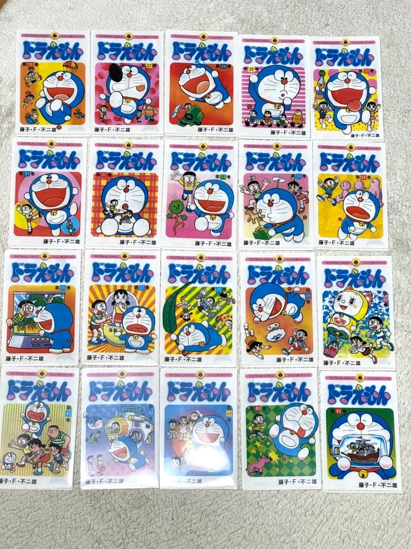 ドラえもん てんとう虫コミックスそっくりミニクリアファイル 全45種セット