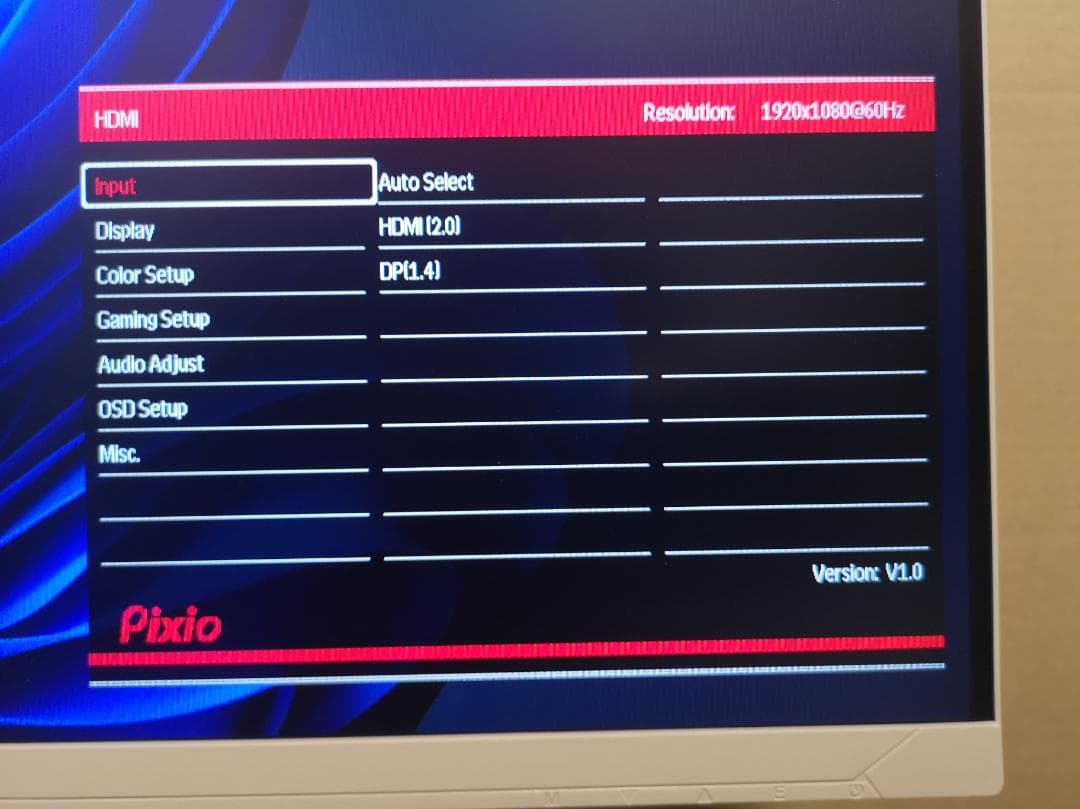 Pixio PX248Wave ゲーミングモニター 23.8型 200Hz 美品