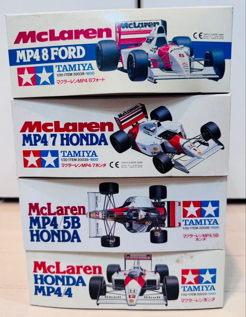 【未組立】 タミヤ　マクラーレン　ホンダ　フォード　4台セット　1/20