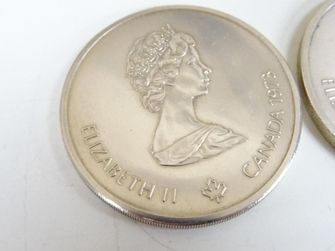 あ*3様 鹿031 カナダ モントリオールオリンピック 1976年 10ドル 銀