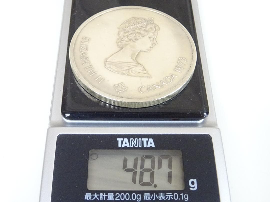 あ*3様 鹿031 カナダ モントリオールオリンピック 1976年 10ドル 銀