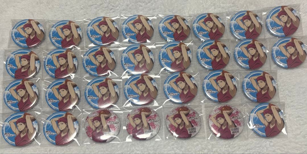 黒子のバスケ 赤司征十郎 ショウワノート 缶バッジ グリッター