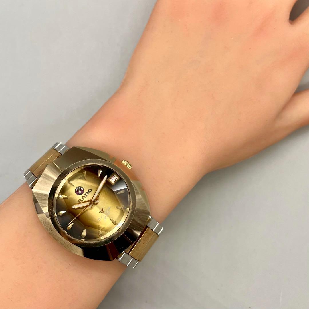 稼動品✨️ RADO バルボア グレード 3針 デイト 自動巻き カットガラス