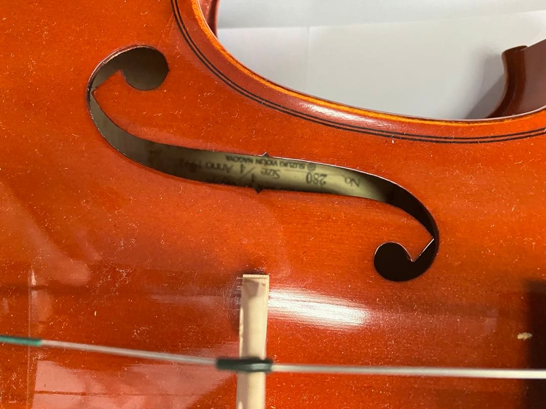 鈴木ヴァイオリン4/4 no280 大人向け 中級のヴァイオリンです
