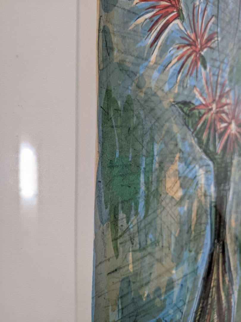 堀内 規次 ほりうち のりつぐ リトグラフ ガーベラ 東京都出身 自由美術会員