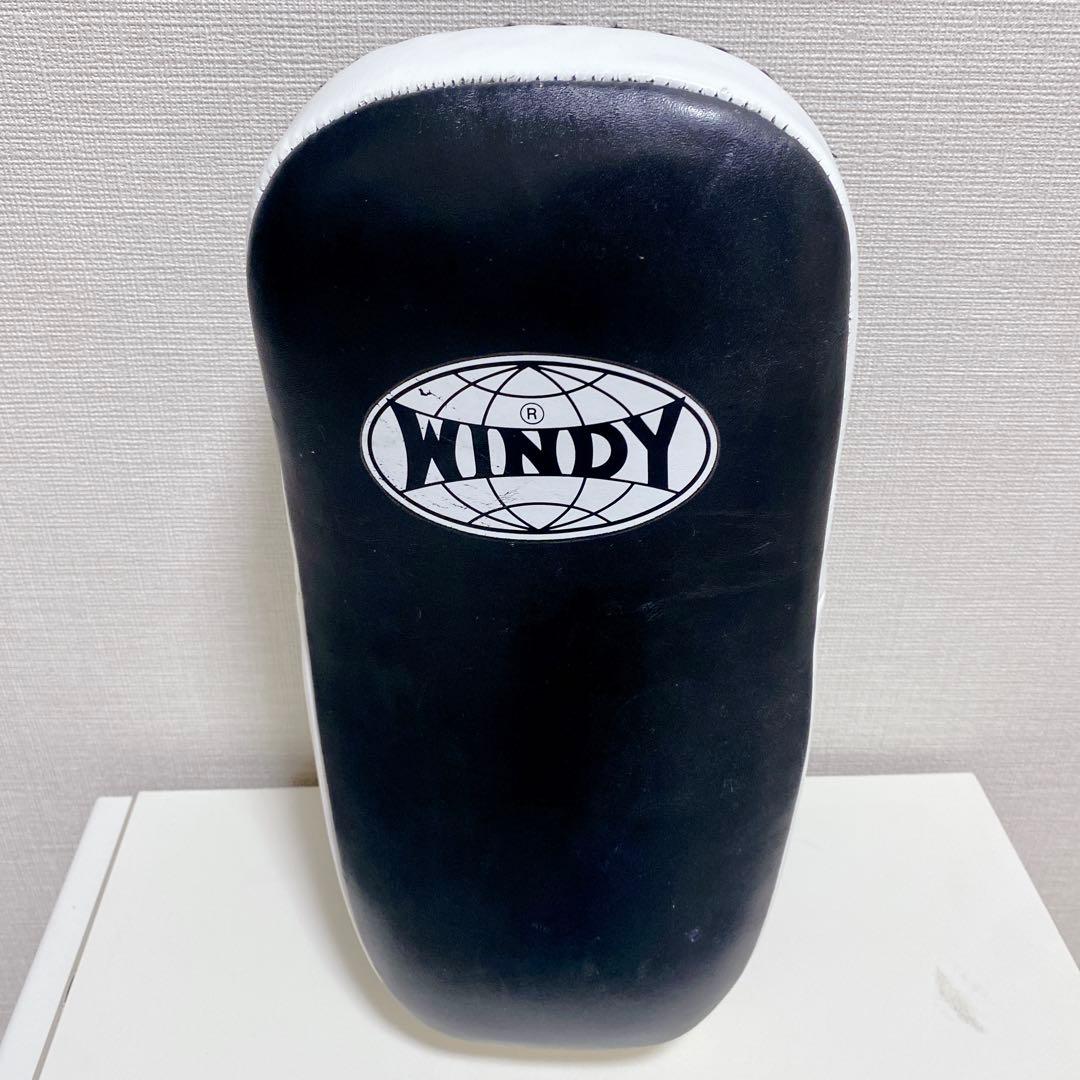 【プロ仕様】 WINDY KP-8 キックミット 2個セット 本革製 牛革