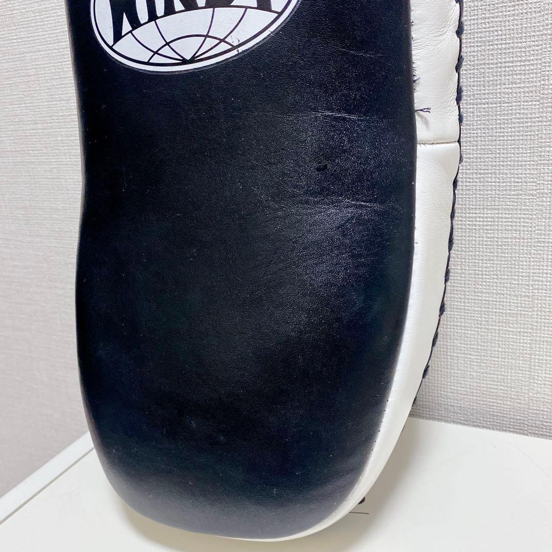 【プロ仕様】 WINDY KP-8 キックミット 2個セット 本革製 牛革