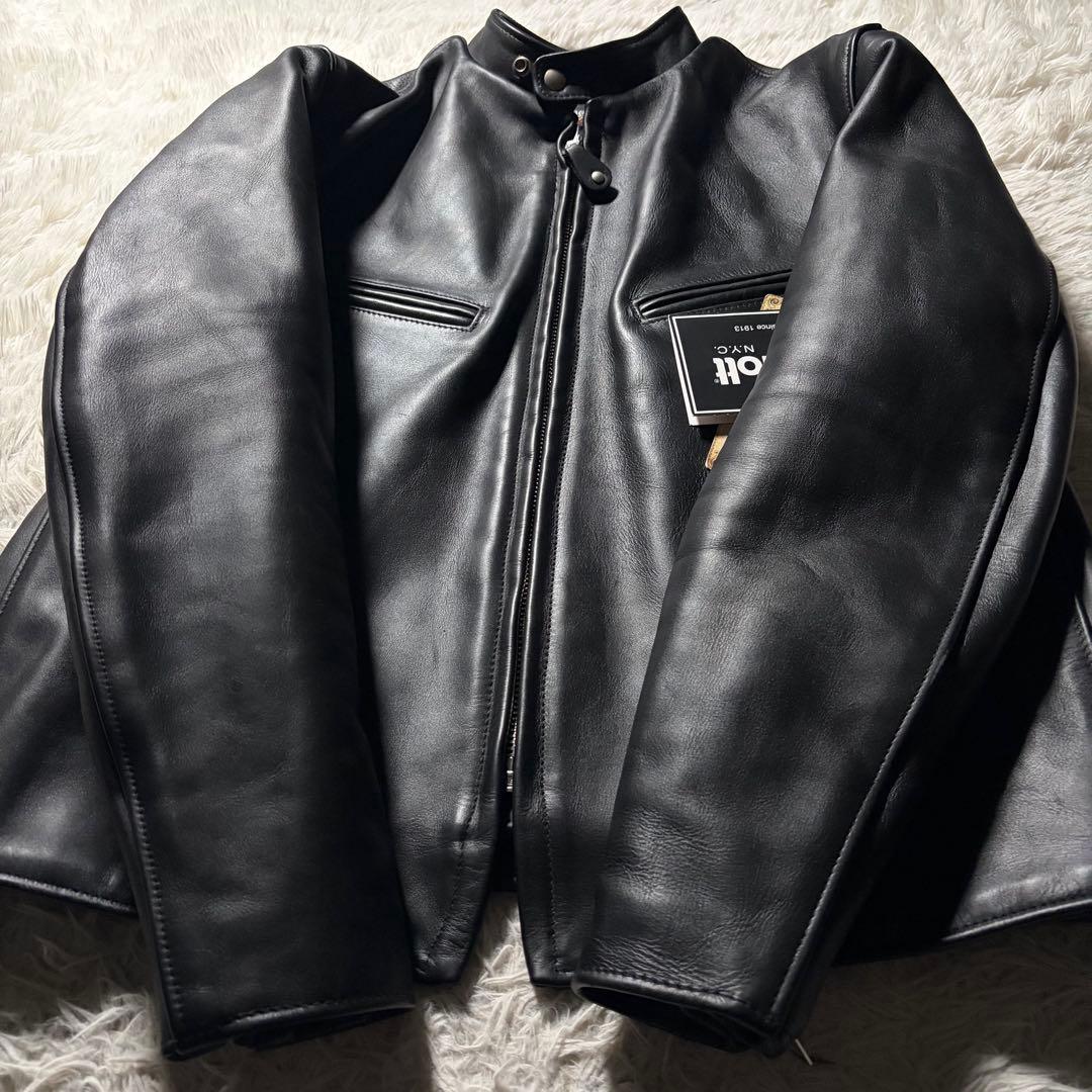 【2点おまとめ】schott ライダースジャケット　641xx #7009 44