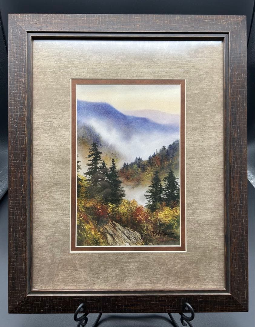 絵画　【Mountain Mosaic】　ロバート・A・ティノ