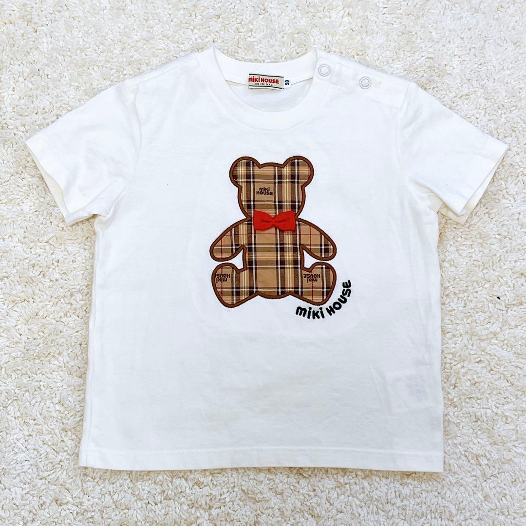 mikiHOUSE ミキハウス 半袖Tシャツ ６分丈パンツ 90 日本製