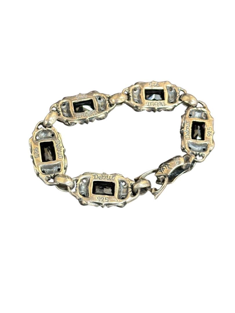 DEBUT デービットブレスレットSILVER 925 シルバー カットオニキス