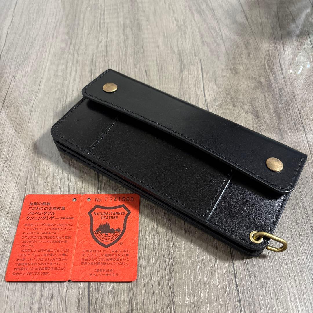 ハンドメイド 栃木レザー ロングトラッカーウォレット