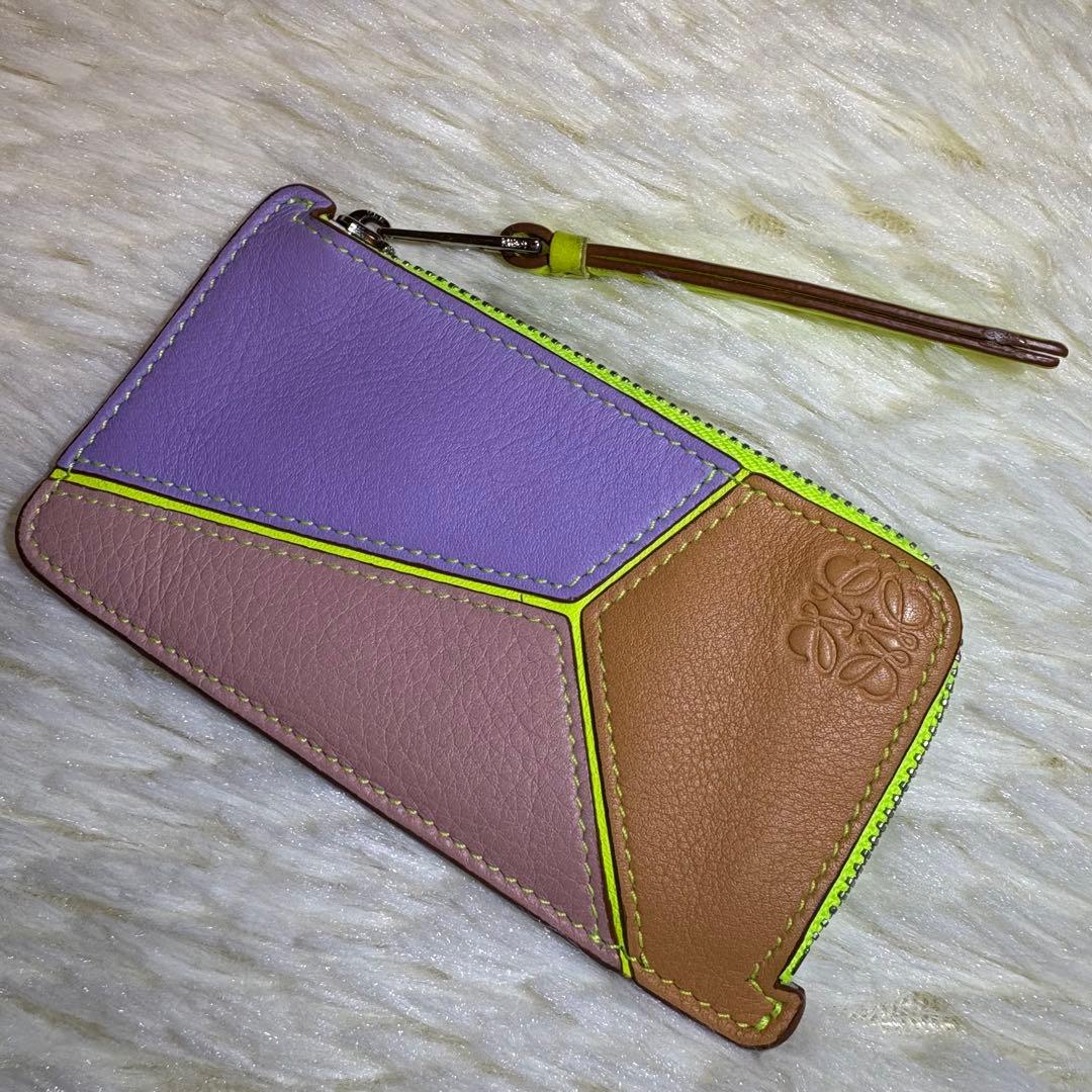美品 LOEWE パズル  カード ホルダー フラグメントケース マルチ