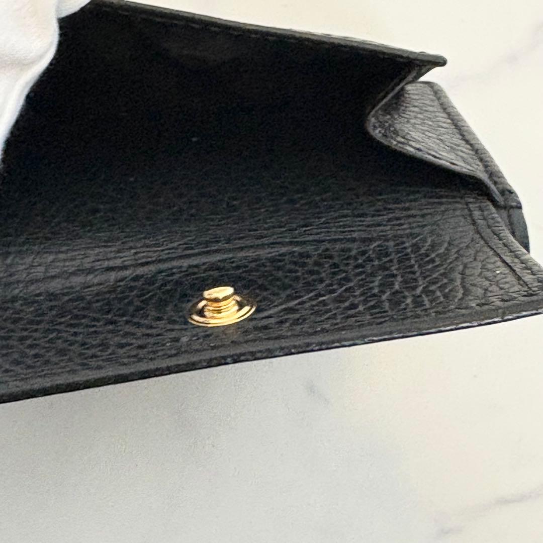 極美品 グッチ GUCCI 三つ折り財布 GGマーモント523277