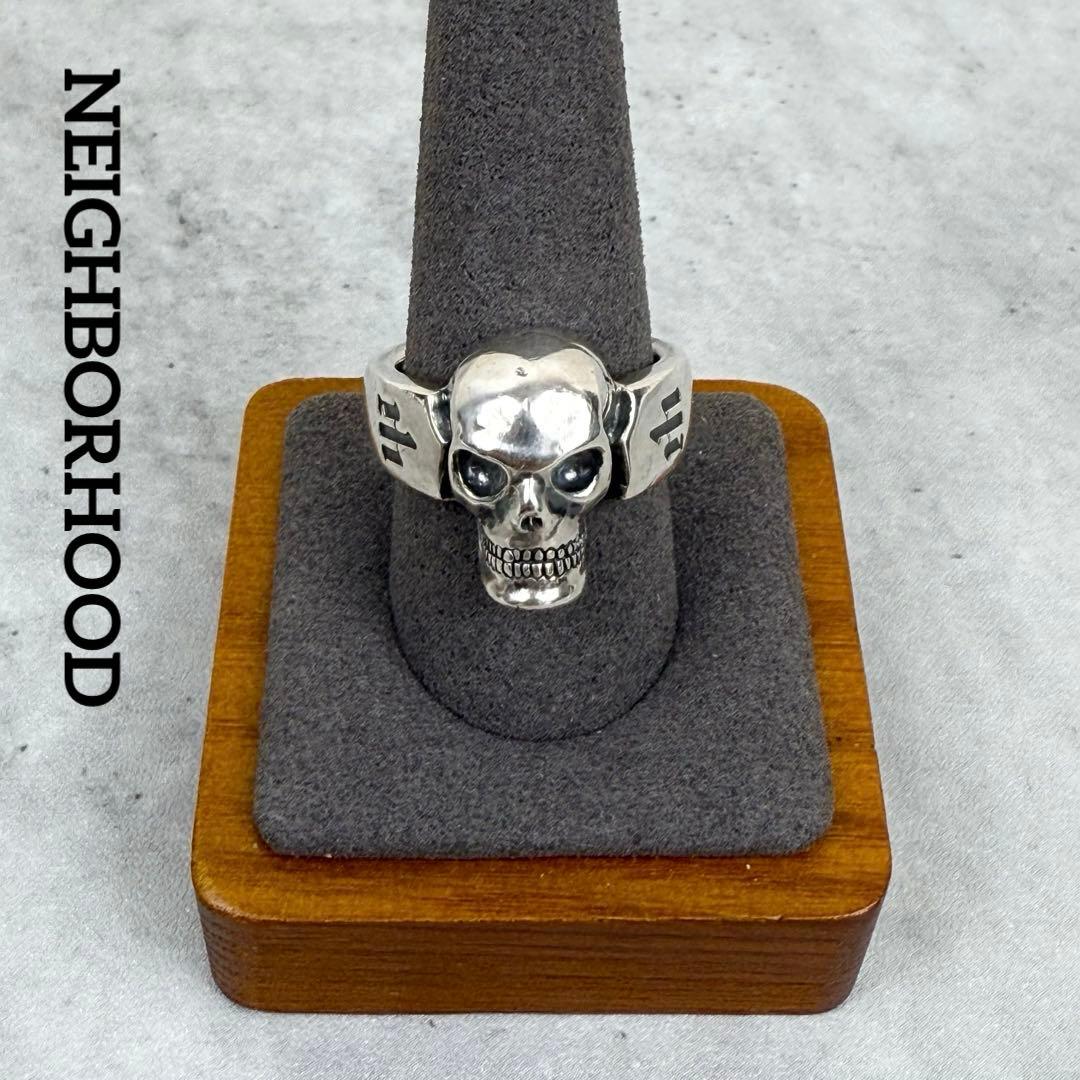 neighborhood ネイバーフッド スカルリング 21号 シルバー925