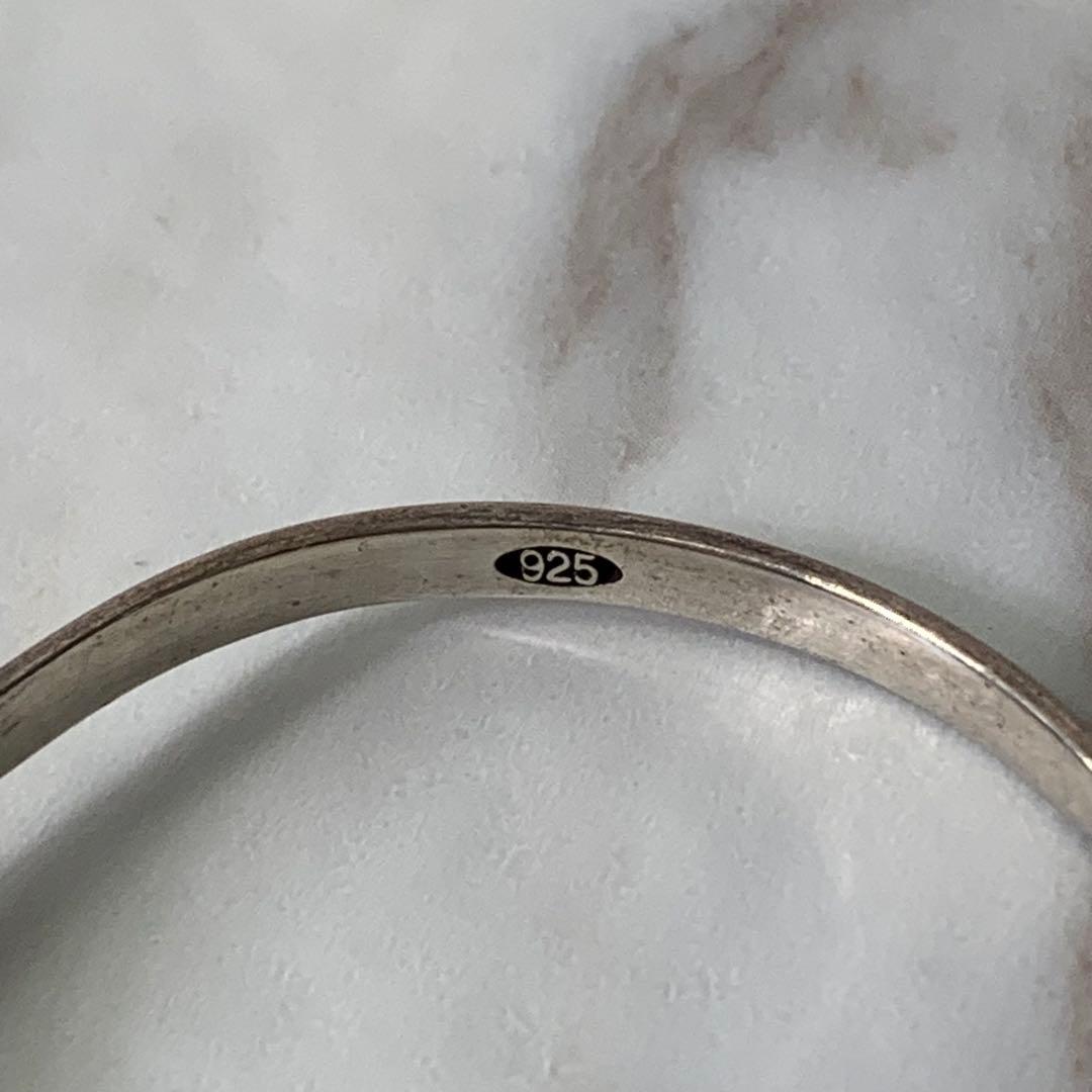 amp japan バングル シルバー925 刻印 スター柄 ブレスレット